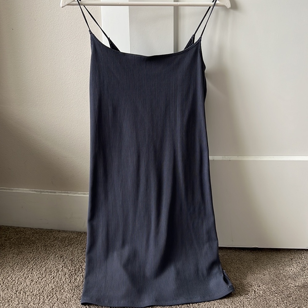 Abercrombie & Fitch Soft Collection Bodycon Blue Dress Medium